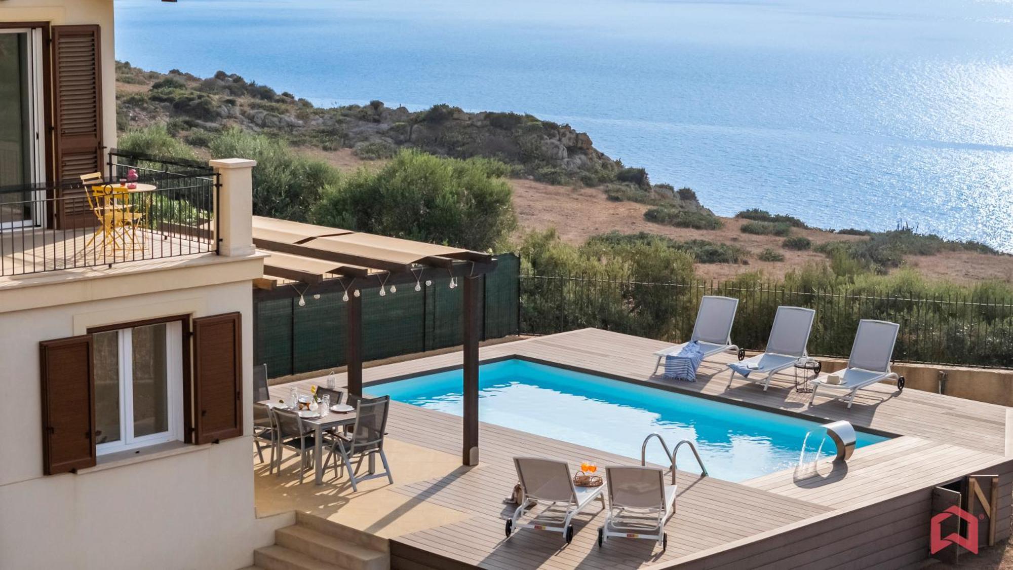 Villa With Sea View Private Pool Terrasini Luaran gambar