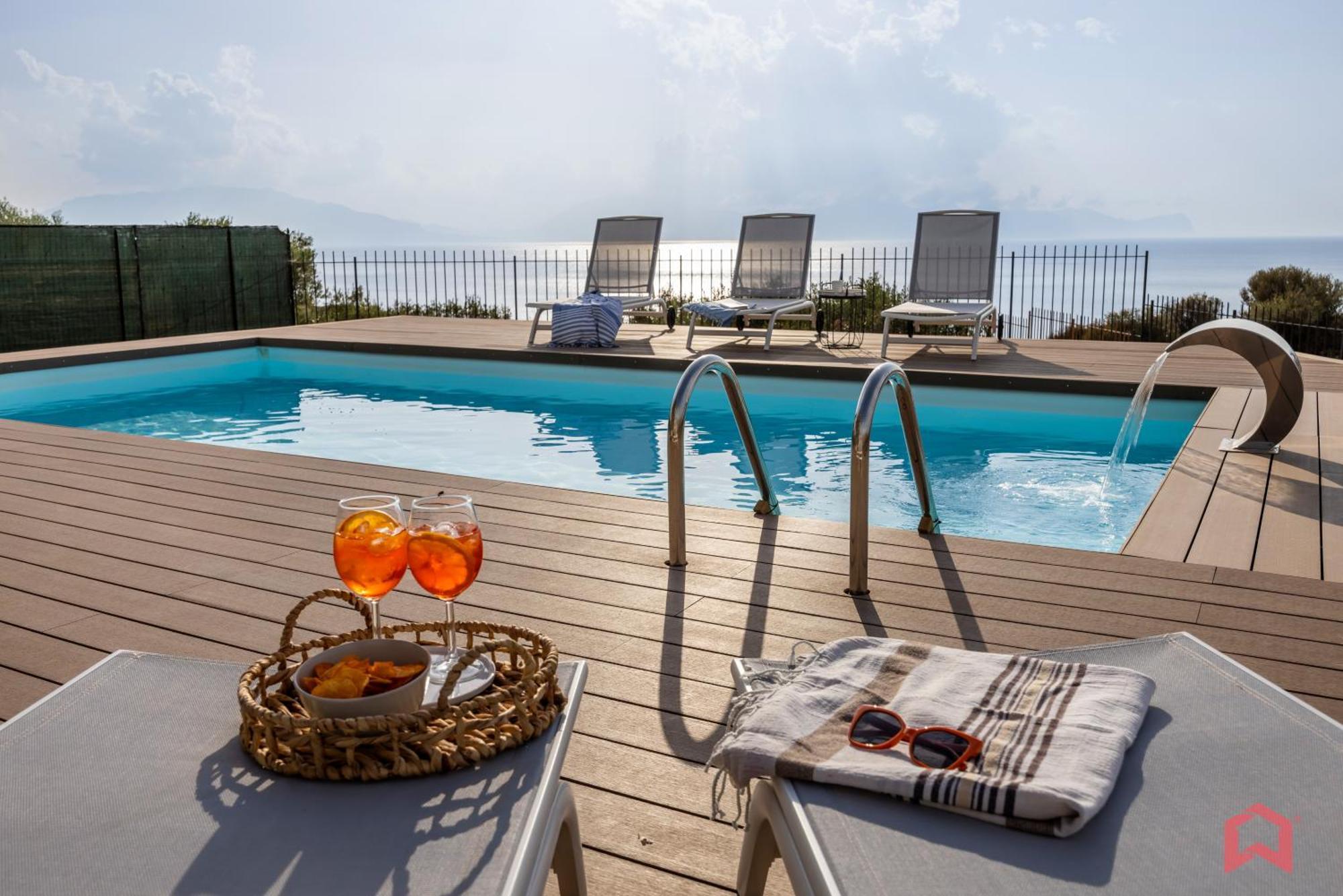 Villa With Sea View Private Pool Terrasini Luaran gambar