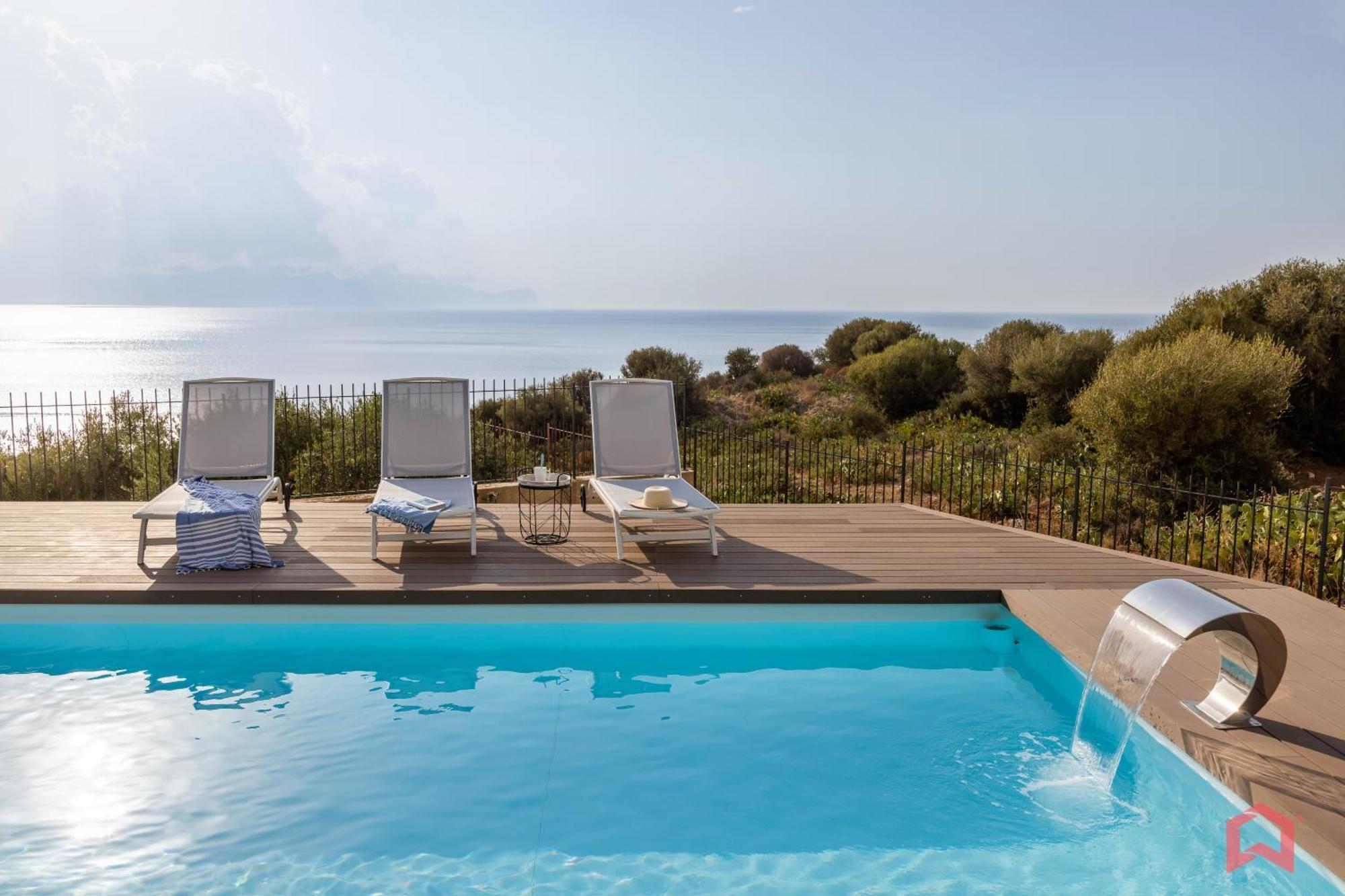 Villa With Sea View Private Pool Terrasini Luaran gambar