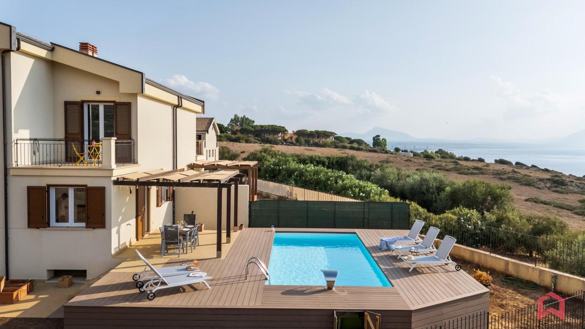 Villa With Sea View Private Pool Terrasini Luaran gambar